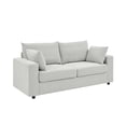 thumbnail image 3 of Modern 78" Upholstered Sofa with Deep Cushions & Removable Pillows, 3 of 7