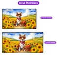 thumbnail image 5 of Vintage Basenji Says Hello Mother's Day Summer Sunflower Field Desk Mat Full Keyboard Mouse Pad African Barkless Dog Lover Large Mousepad - 12005, 5 of 5