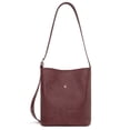 thumbnail image 4 of Montana West Medium Hobo Shoulder Bag for Women, 2PCS Slouchy Crossbody Purse with Zipper Pouch, Casual Bucket Handbag, Burgundy, 4 of 7
