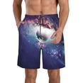 thumbnail image 1 of Balery Planets Stars And Galaxies Traje de Baño Estilo Hawaiano para Hombre, Shorts de Secado Rápido con Bolsillos-XX-Large, 1 of 6