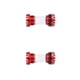 thumbnail image 4 of Soidarity Reemplace los accesorios de soporte inferior hueco del cojinete exterior de la bicicleta GXP de 22 mm Rojo 2piezas, 4 of 6