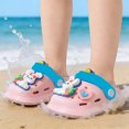 thumbnail image 6 of Toddler Boys Girls Cartoon Clogs Kids Clogs EVA Cute Cartoon Print Non Closed Toe Waterproof Lightweight Breathable Clogs for Indoor Outdoor Summer Use, 6 of 7