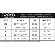 Troxel Liberty Low Profile Western Riding Helmet - Safety & Style Black Duratec / Medium
