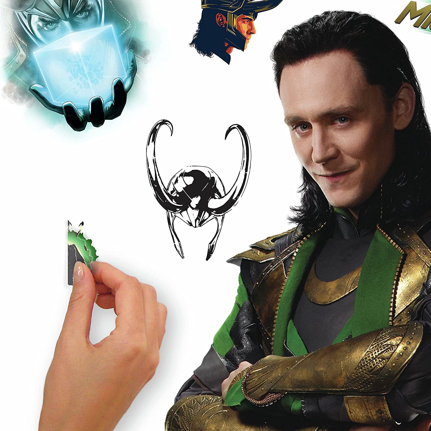 THOR Movie 30 Marvel Avengers Wall Decals Stickers Room Decor Peel Stick Loki 