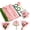 Pink Flower Kit, variant on Pipe Cleaner Flower Kit | DIY Craft with 400PCS Pastel Chenille Stems | Create Beautiful Flowers & Bouquet Accessories
