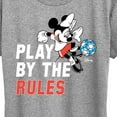 thumbnail image 3 of Disney - Play By The Rules Soccer - Women's Short Sleeve Graphic T-Shirt, 3 of 5
