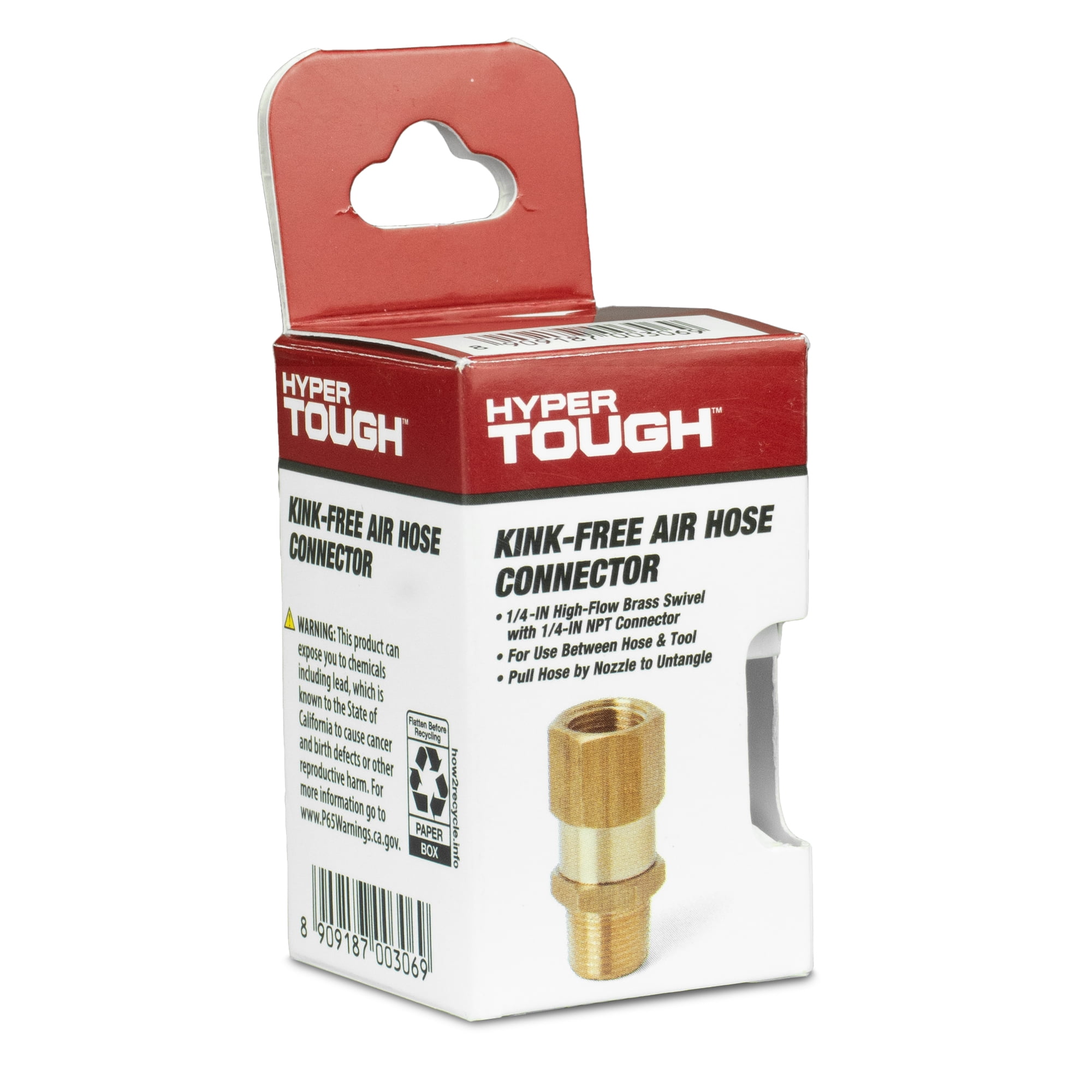 Hyper Tough Kink Eliminator Air Hose Connector 1/4 inch