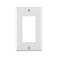 thumbnail image 1 of Placa de pared Leviton de plástico termoendurecible, 1 banda blanca, paquete de 1, 1 of 1