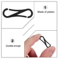 thumbnail image 5 of HORIALENCE 100Pcs Clip Clasp Hook Buckle Durable Plastic for Umbrella Rope Use, 5 of 5