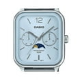 thumbnail image 2 of Casio Standard Analog Moon Phase Stainless Steel Baby Blue Dial Quartz MTP-M305D-2AV Men's Watch, 2 of 3