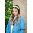thumbnail image 3 of Motique Accessories Yellow 2 Inch Wide Satin Headband (Set of 12), 3 of 5