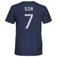 thumbnail image 3 of Men's 1863FC Son Heung-Min Heather Navy Tottenham Hotspur Player Name & Number Twisted Tri-Blend Slub T-Shirt, 3 of 3