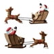 thumbnail image 3 of Decoración navideña para acuario adorno de trineo de renos de Papá Noel de resina adorno decorativo para pecera ANGGREK Otros, 3 of 8