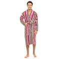 thumbnail image 2 of Skylinewears Men Terry Cloth Bathrobe Super Absorbent Hotel Spa Robe Red S, 2 of 8