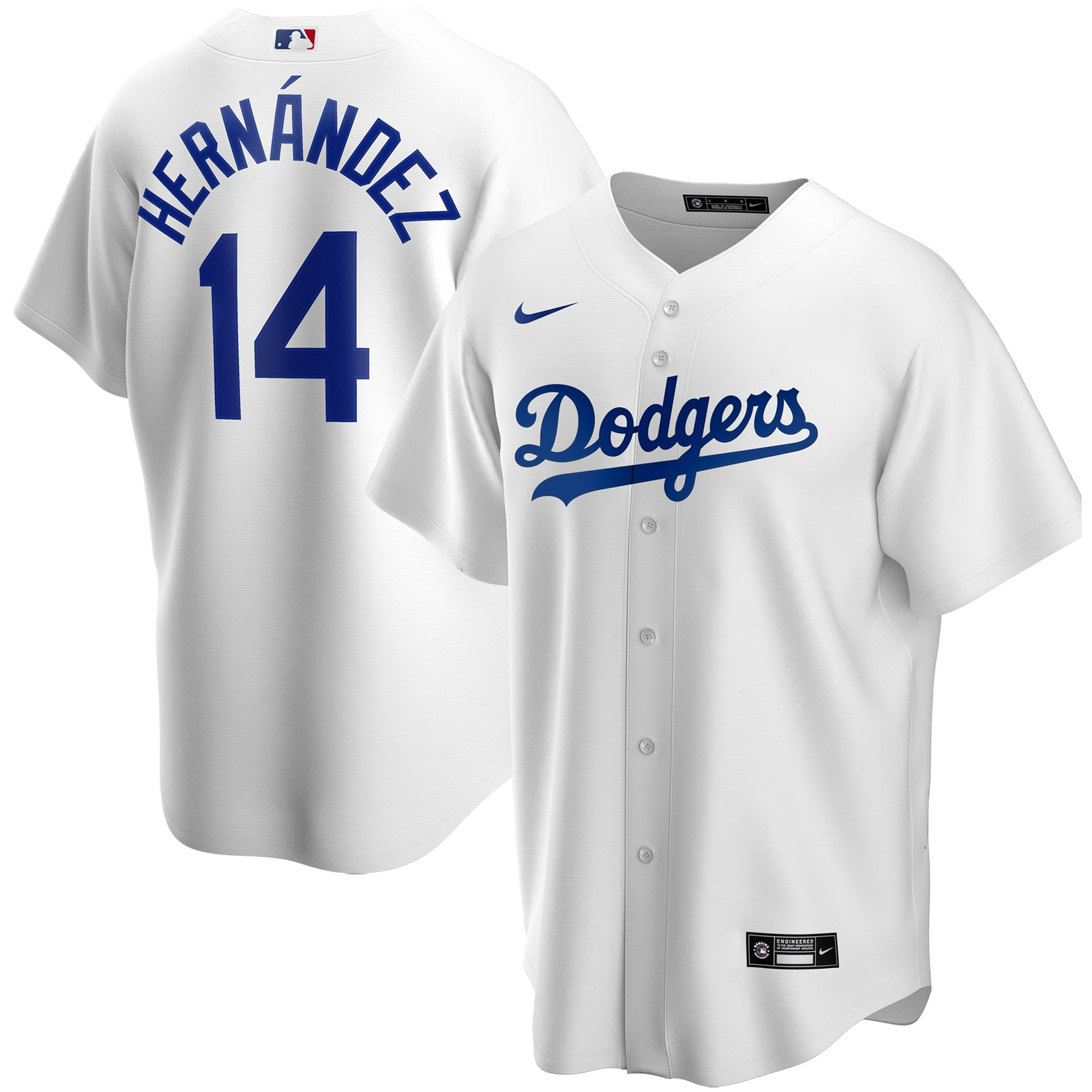 Enrique Hernandez Los Angeles Dodgers Nike Home 2020 Replica Player ...