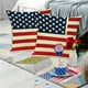 thumbnail image 4 of Decoraciones para el Día de los Caídos, decoraciones para el 4 de julio, fundas de cojín para el 4 de julio, fundas de cojín con banderas de estrellas y patrióticas, decoración para el 4 de julio, sof, 4 of 6
