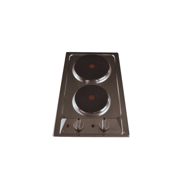 PARRILLA ELÉCTRICA 2 QUEMADORES 30 CM EMPOTRABLE MAXIMS JZGSE01 ACERO INOXIDABLE