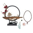 thumbnail image 5 of Retro Incense Holder 3-Mode Light Table Decor Bedside Lamp Ceramic Sculpture, 5 of 11