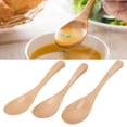thumbnail image 5 of 3Pcs Wooden Spoon Set, Schima Superba Wood Scoop Ladle Cooking Utensil, Eco-Friendly Tableware for Porridge, Dessert, Soup, Natural Kitchen Tools, 5 of 9