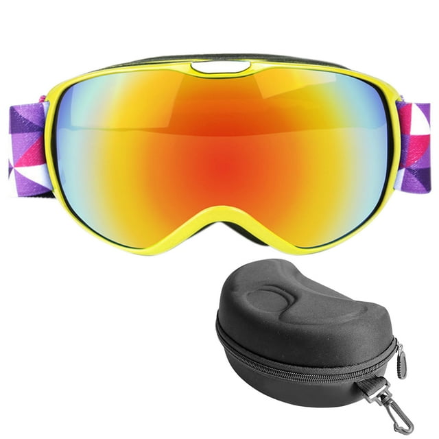 Bangcool Ski Goggles Creative Snowboard Goggles Snow Goggles for Kids with Storage Case
