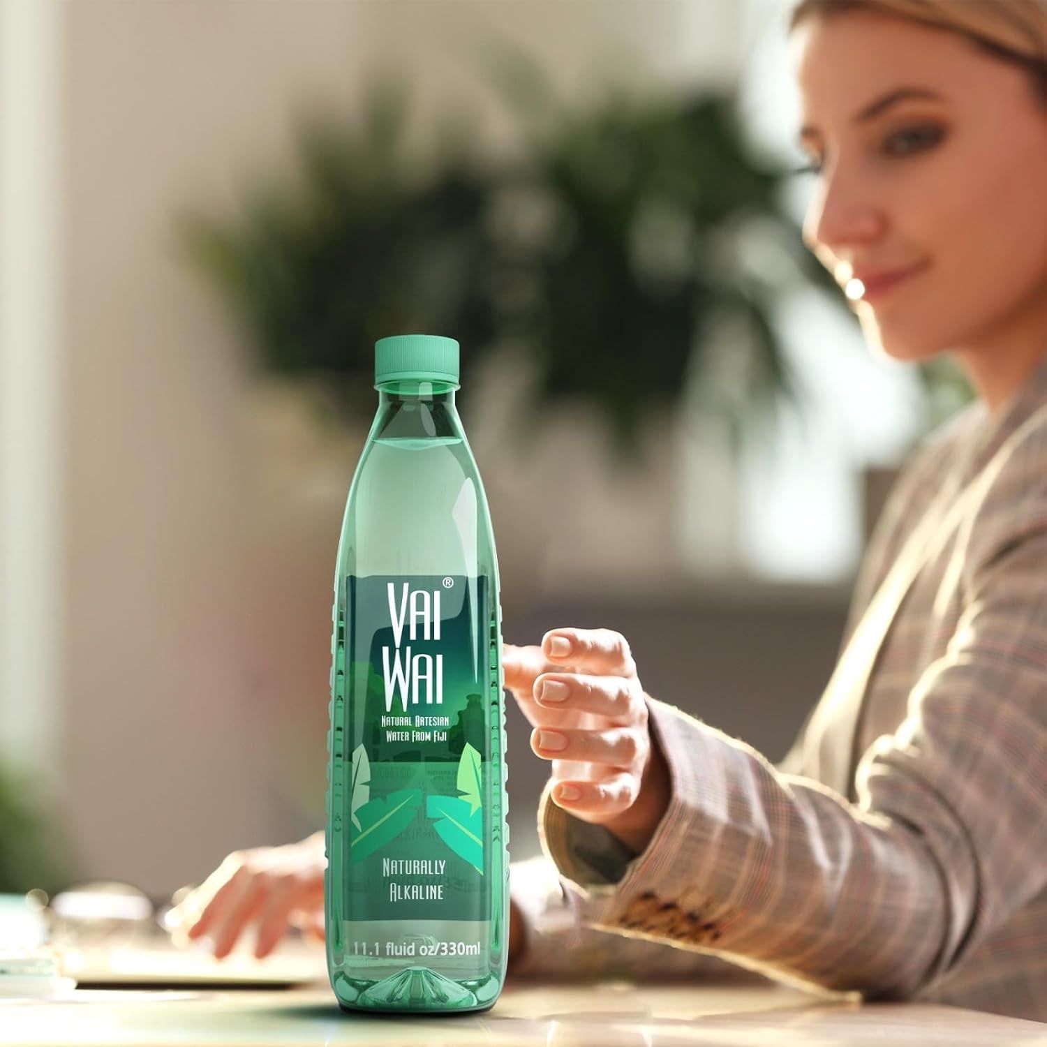 Vai Wai Natural Artesian Water From Fiji, 33.8 Oz.