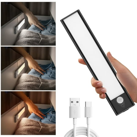

Motion Sensor Light Under Cabinet Closet Kitchen Counter USB Night LED Wall Lamp