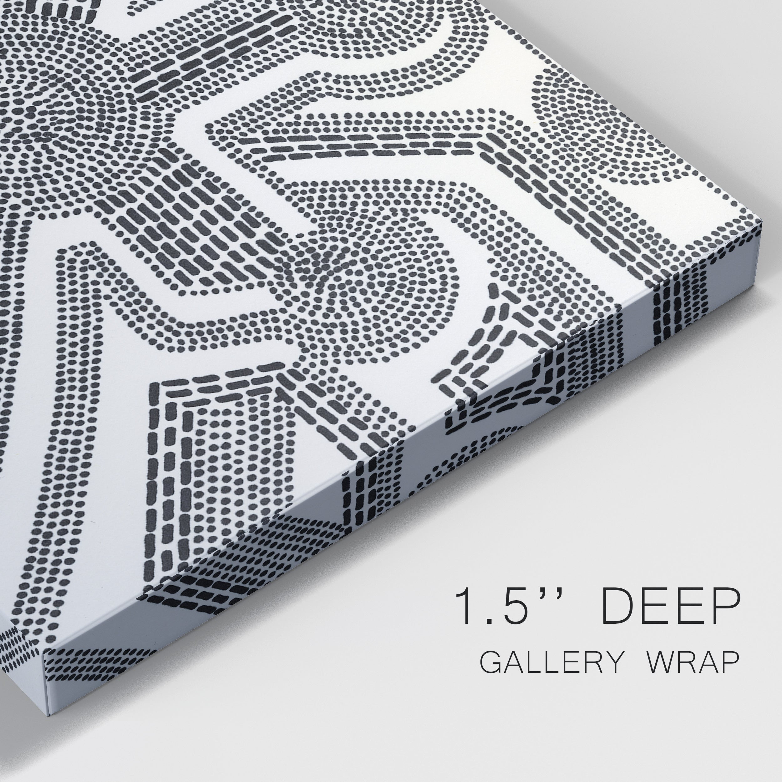 Dots and Dashes II Premium Gallery Wrapped Canvas - Ready to Hang