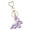 Purple, variant on Stylish Butterfly Key Holder Portable and Eye Catching Accessory for Backpack