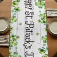 thumbnail image 5 of Table Runners 72 Inches Long Dress Scarves, St. Patrick's Day Farmhouse Kitchen Table Runner, Coffee Tablerunners, Green Truck Lucky Shamrocks Rustic Wooden 14x72 Inch, 5 of 9