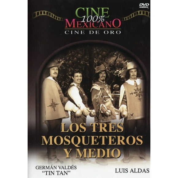 Los 3 Tres Mosqueteros Y Medio German Valdes Pelicula Dvd VIDEOMAX Los 3 Tres Mosqueteros Y Medio German Valdes Pelicula Dvd