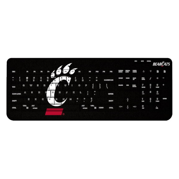 Cincinnati Bearcats Solid Design Wireless Keyboard