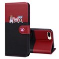 thumbnail image 6 of Cute Cartoon Wallet Case for iPhone 8 Plus/7 Plus, with Card Holder Soft PU Leather Kickstand Cover for Men and Women Magnetic Shockproof Protective with Lanyard for iPhone 8 Plus/7 Plus, Black, 6 of 9