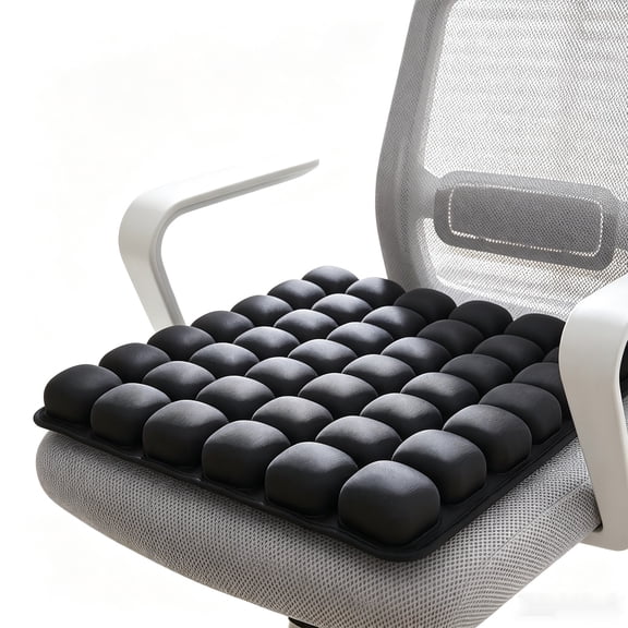 Travel Seat Cushion – Inflatable Cushion for Long Flights, Airplane Seat Cushion for Office, Car & Wheelchair, Portable Ergonomic Design for All-Day Comfort