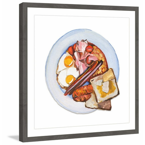 "Sunday Brekky" Framed Painting Print