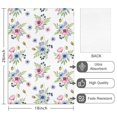 thumbnail image 2 of 2 Pcs Pioneer Flower Floral Print Pattern Funny Kitchen Towels, Microfiber Dish Towels, Kitchen Tea Towels Set 18" X 26", 2 of 6