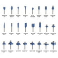 thumbnail image 3 of Stalwart Router Bit Set, 24 Piece Kit With Shank And Wood Storage Case, 3 of 4