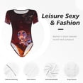 thumbnail image 5 of Lsque The Binding of Isaac Women's Crew Neck Short Sleeve Bodysuit Basic T Shirts Tops Onesie Adult Cute Pajama-XX-Large, 5 of 8