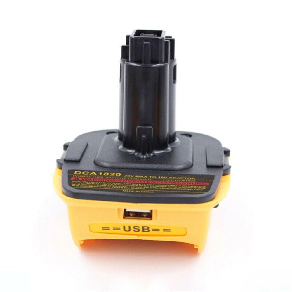2X DCA1820 20V Max to 18V Adapter Converter for Dewalt 20 Volt Li-ion Battery
