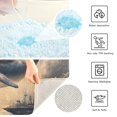 thumbnail image 3 of Yayeee Bath Rugs for Bathroom Floor Set of 2 Non Slip Fluffy Soft Absorbent Mat, Floating Whale, 3 of 7