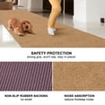 thumbnail image 3 of ANTPOP 4'x59' Runner Rugs Outdoor Indoor Utility Non-Slip Carpet Runners with Rubber Backing Custom Size Area Rug Entrance Mat for Kitchen Hallway Entryway Patio Garage Laundry Light Brown, 3 of 8