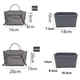 thumbnail image 5 of Organizador de bolsos para cinturón Celin E Nano Pico, forro de fieltro para bolsos con bolsillo para teléfono, moldeador de bolsos de mano, 5 of 5