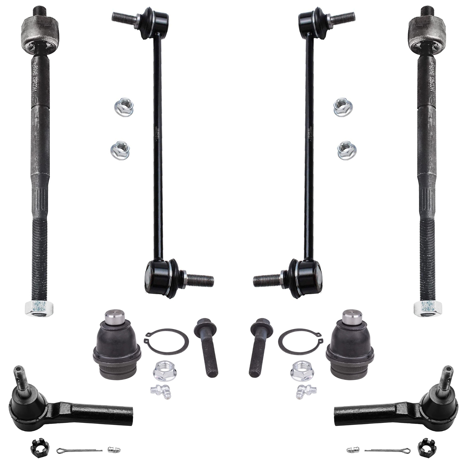 Complete Front Struts & Sway Bar Kit For Jeep Compass/Patriot & Dodge Caliber (09-2012)
