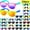 Summer children's glasses, variant on 24/12pcs Bulk Party Favors, Suitable for, Value Pack, Ideal for Summer with Protection, Classroom Prizes, Pool Birthday Party Supplies, School Prize Boxed Gifts