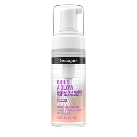 Neutrogena Build-A-Glow Tanning Gradual Self-Tanning Mousse, 5 oz