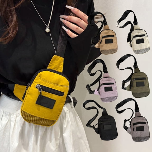 Hfnxid Sling Bag Backpack Sports Bag for Men and Women Carrying or Cross-Country Hiking Chest Bag