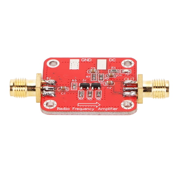 Amplificador De Banda Ancha RF, Amplificador De Banda Ancha RF De Alta Ganancia 10dBm PCB 10KHz-100MHz Diseño Sin Estrangulamiento Para Radio