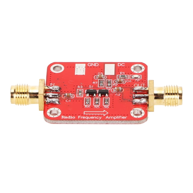 Amplificador De Banda Ancha RF, Amplificador De Banda Ancha RF De Alta Ganancia 10dBm PCB 10KHz-100MHz Diseño Sin Estrangulamiento Para Radio