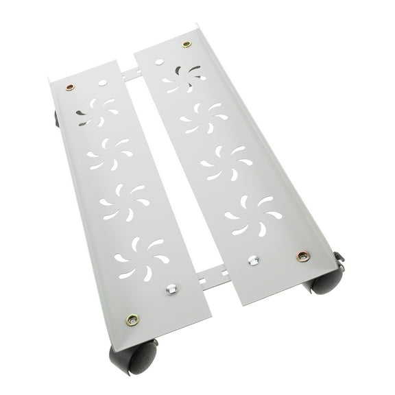 Mobile Computer Tower Cart with Brake Wheels Adjustable CPU Stand for Floor or Carpet Stability Movable Computer Tower Stand