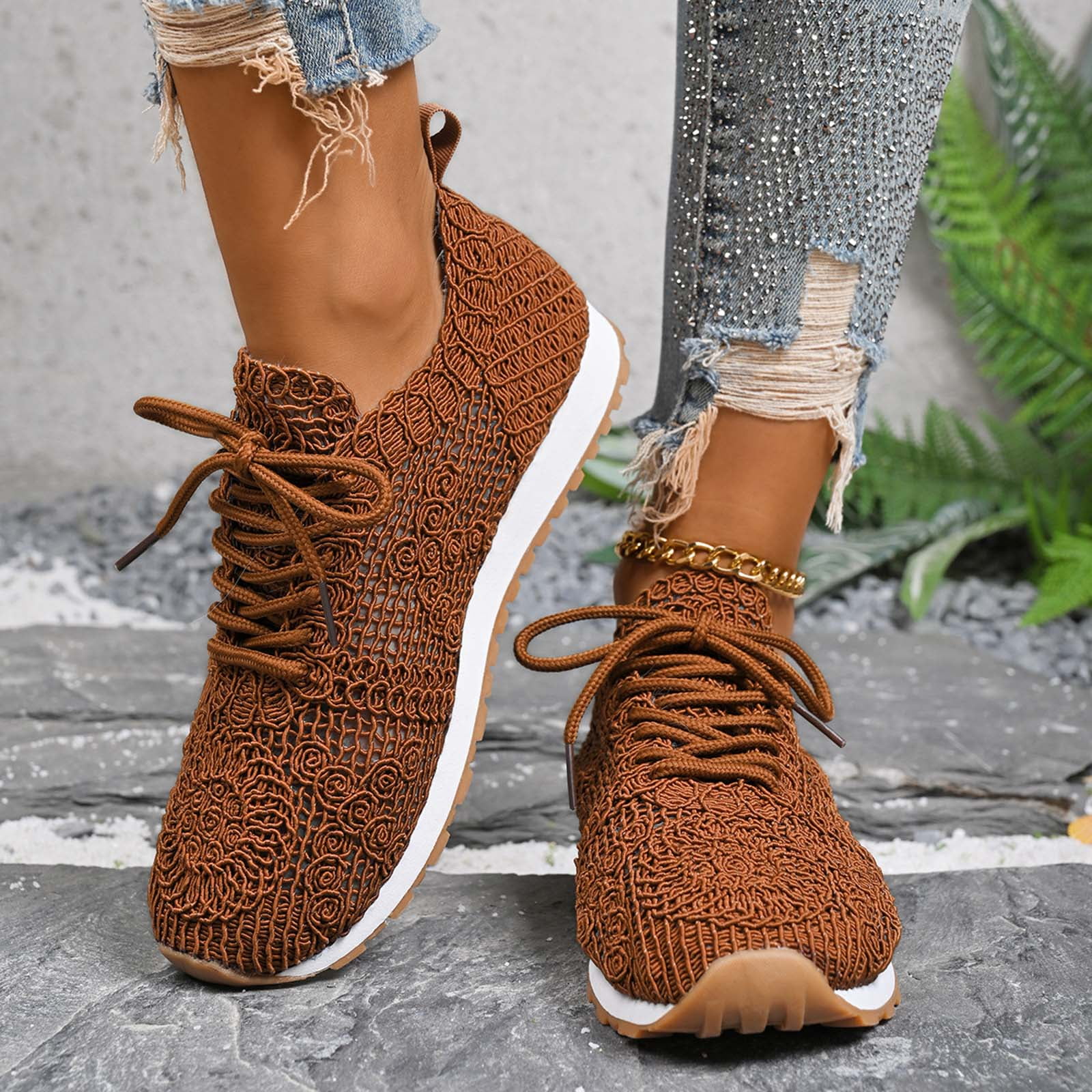 Chaussures D'été en Maille pour Hommes, Chaussures Décontractées