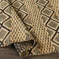 thumbnail image 4 of Surya Santa Barbara SBB-2313 30x96" Runner Global Fabric Area Rug in Tan/Black, 4 of 7
